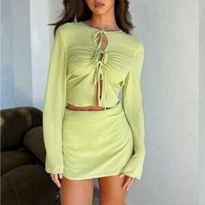 Tiger Mist Lime Green Set